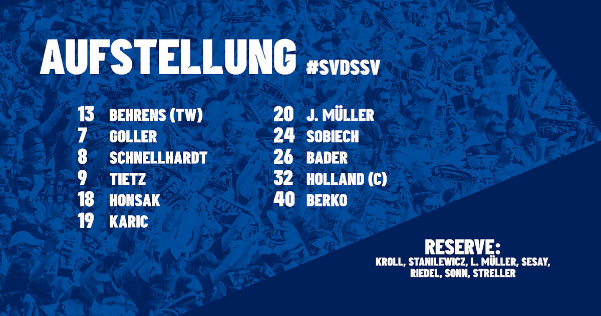 Zwei Änderungen in der Startelf