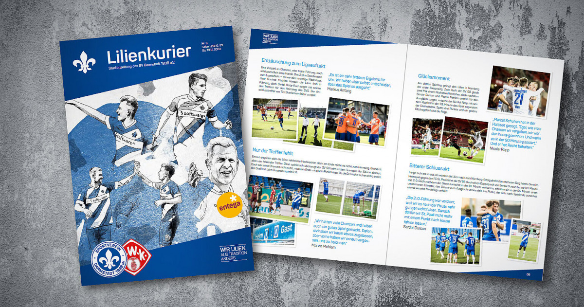 Lilienkurier zum Würzburg-Spiel