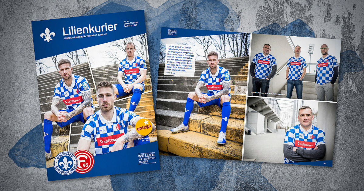 Lilienkurier zum Düsseldorf-Spiel