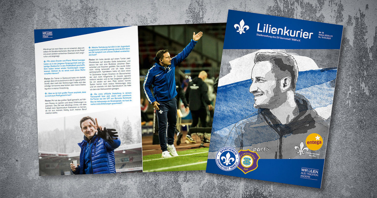 Lilienkurier zum Aue-Spiel