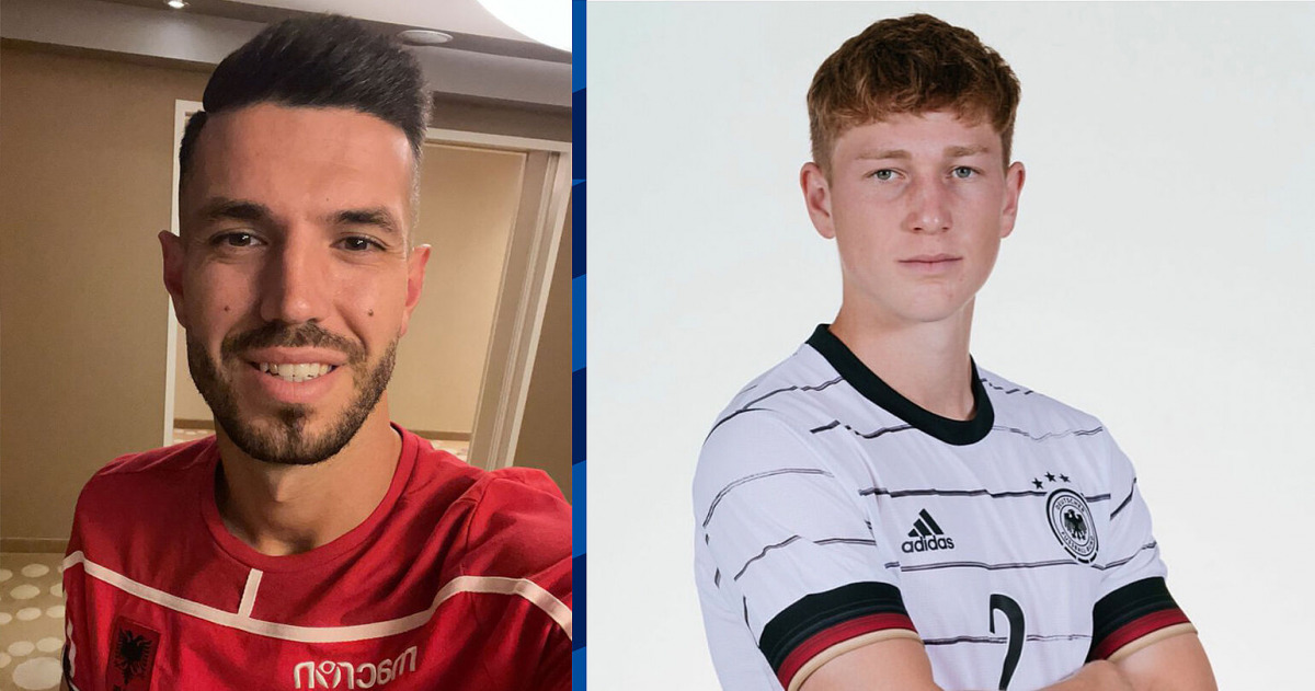 Gjasula und Riedel auf Länderspielreise