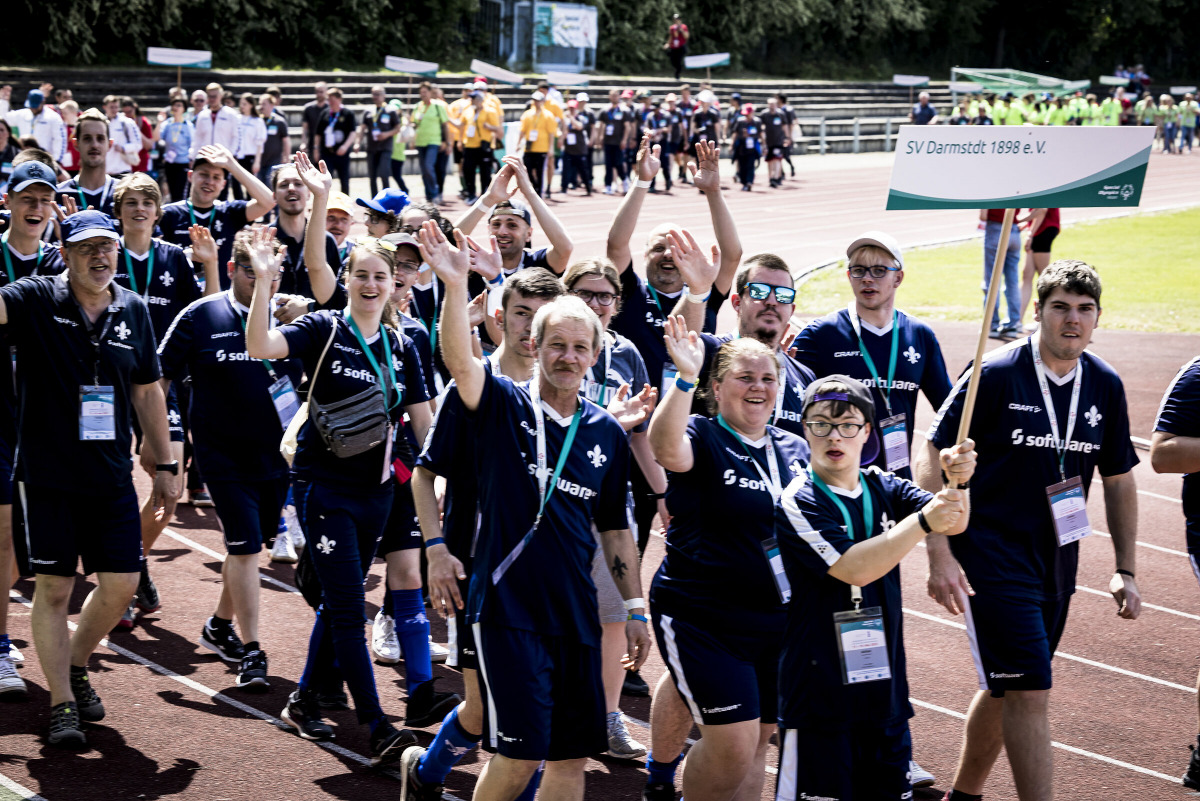 Lilien als Teil der Special Olympics Hessen