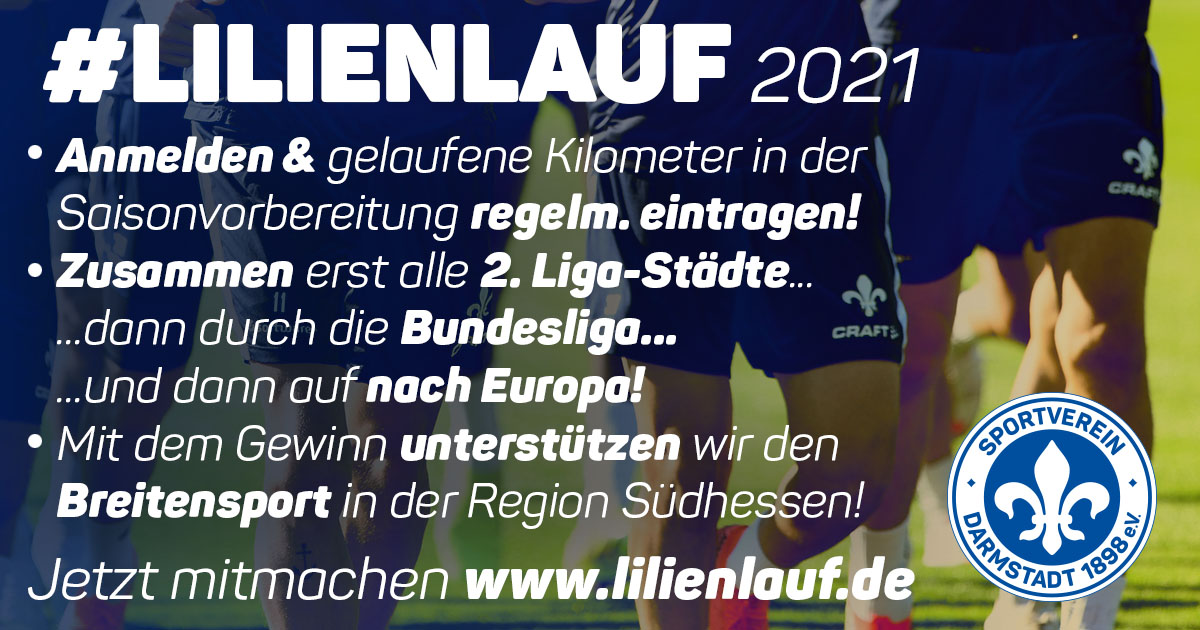 LilienLauf 2021: Jetzt registrieren!