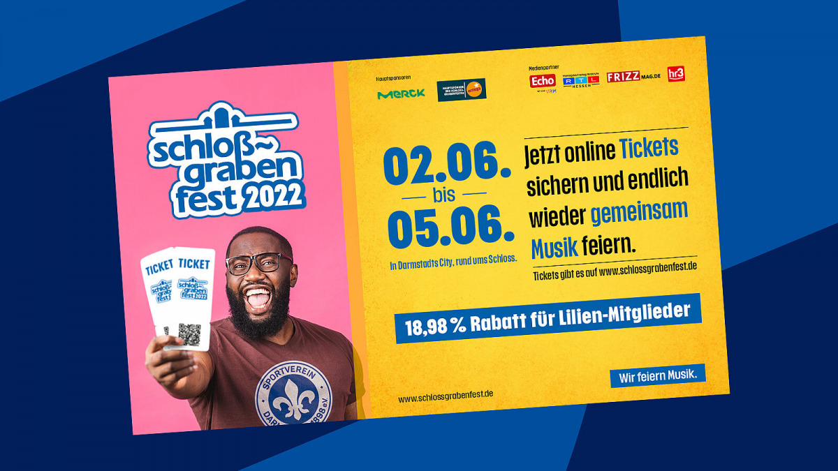 Schlossgrabenfest: Ticket-Rabatt für SV98-Mitglieder