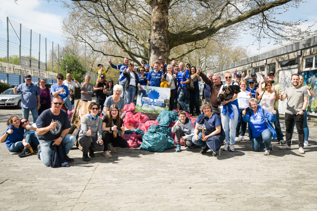 CleanUpDay von Krombacher und dem SV Darmstadt 98
