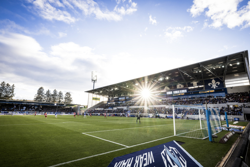 Stadionbild beim Heimspieltag gegen Mainz 05