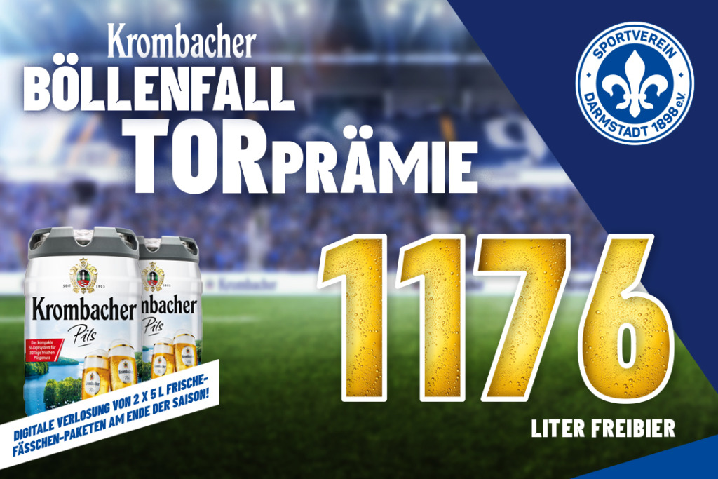 Krombacher Böllenfalltorprämie 1176 Liter
