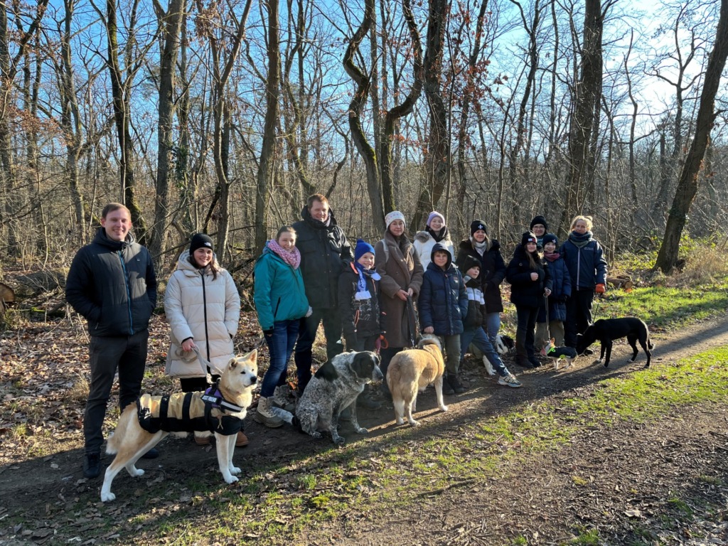 Bölle Bande des SV 98 besucht das Tierheim Darmstadt