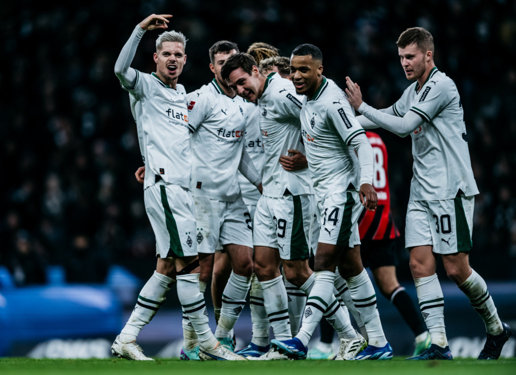 Die Spieler von Borussia Mönchengladbach