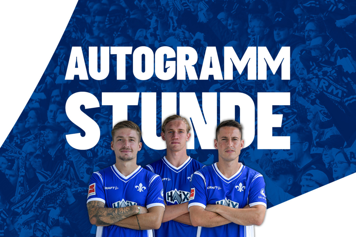 Autograph session with Mehlem, Klarer and Schnellhardt