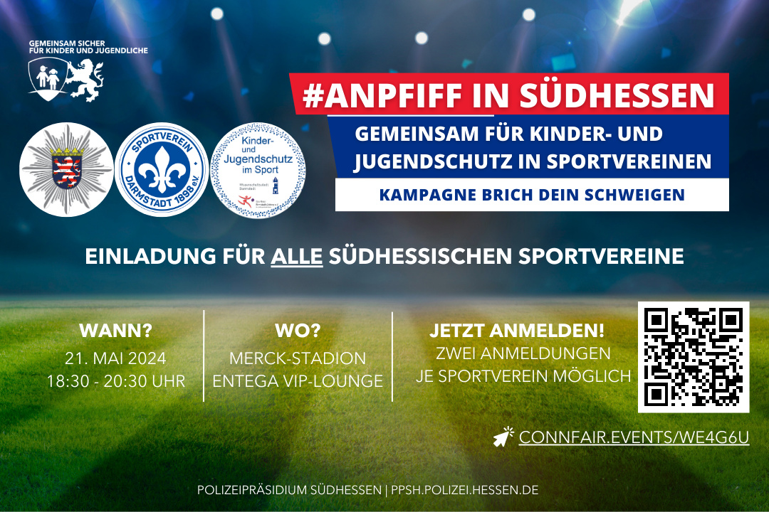 #Anpfiff in Südhessen: Gemeinsam für Kinder- und Jugendschutz