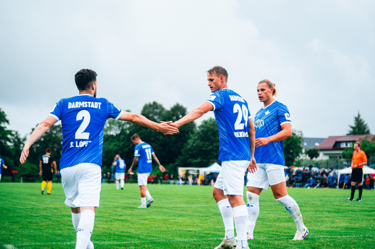 In new jerseys: scoring in the Odenwald