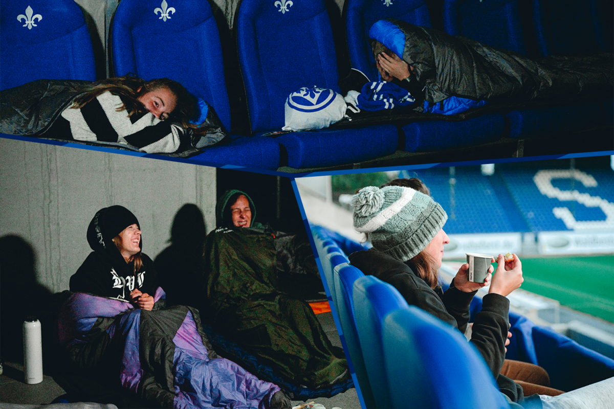 For the third time: Open-air overnight stay for a good cause