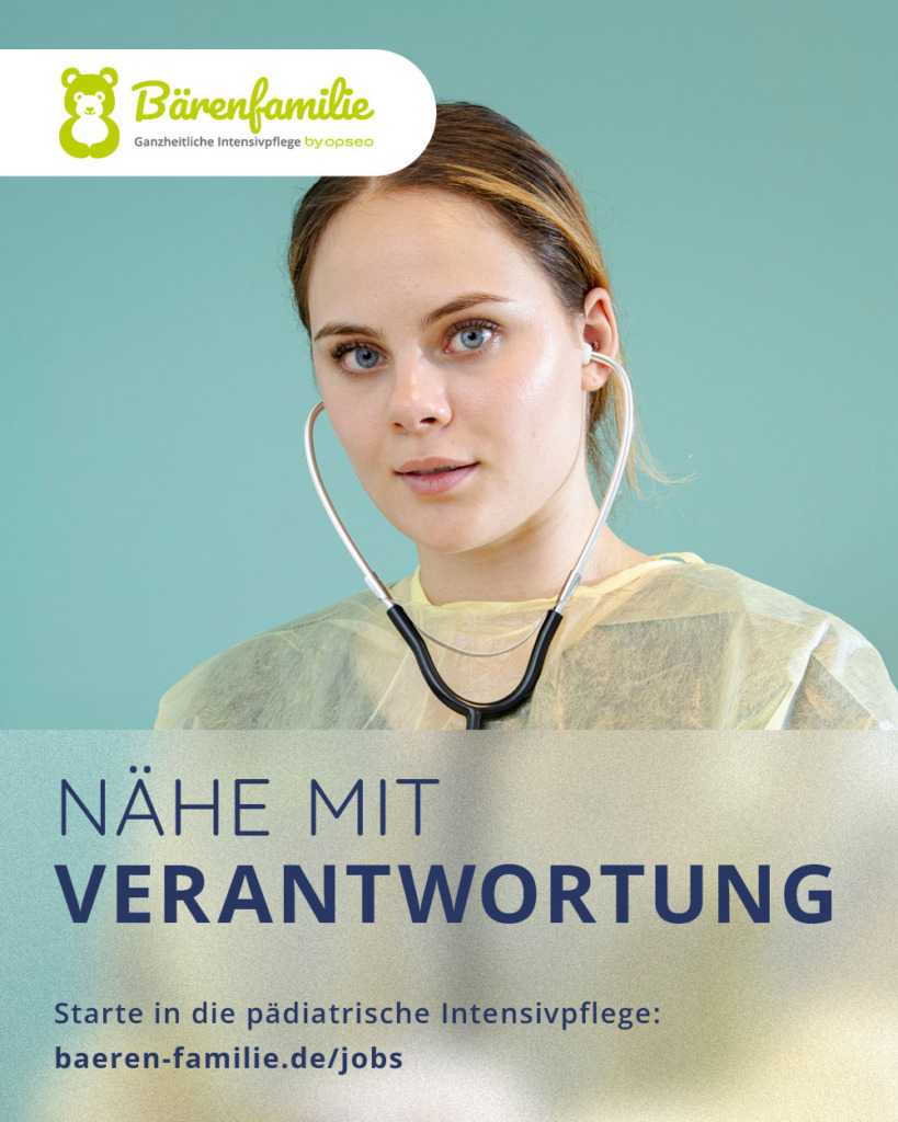 Bärenfamilie Werbeanzeige