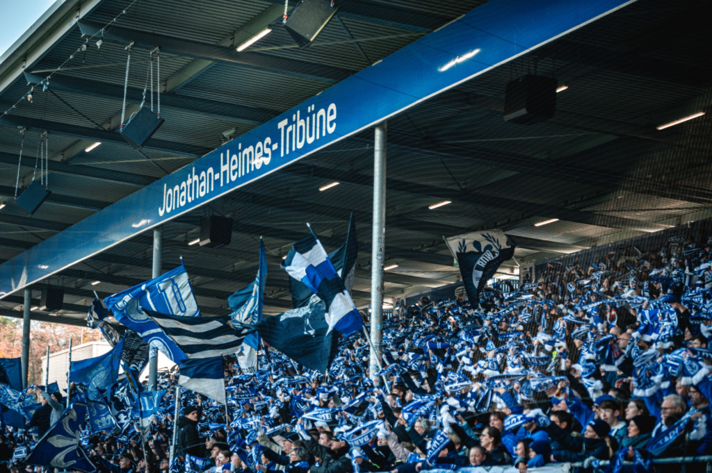 Die Fankurve des SV Darmstadt 98