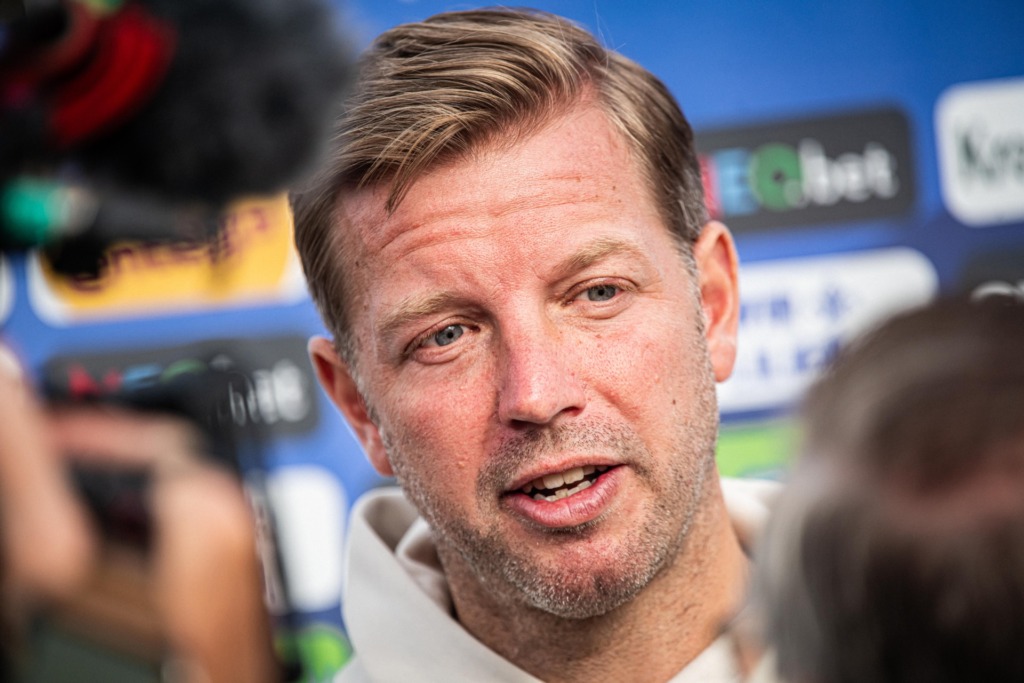 Florian Kohledt im Gespräch.