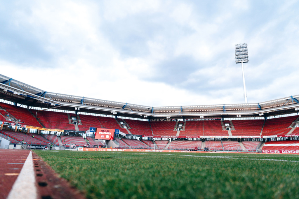 Das leere Max-Morlock-Stadion in Nürnberg.