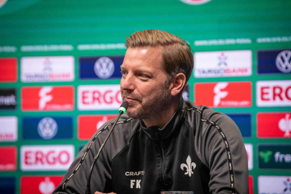Florian Kohfeldt auf der Pressekonferenz