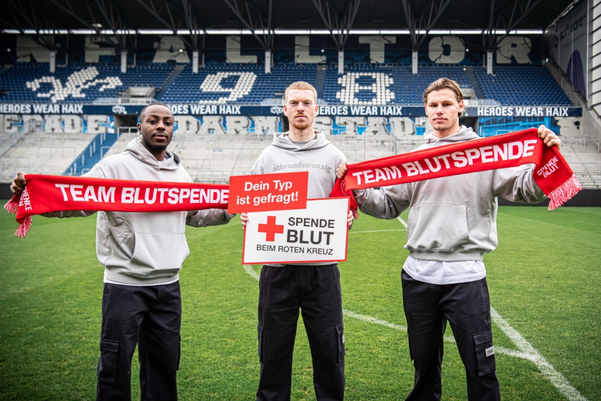 February 13th: Blood donation appointment at the Merck Stadium