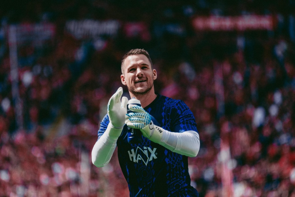 Marcel Schuhen vor dem Spiel gegen den 1.FC Kaiserslautern.