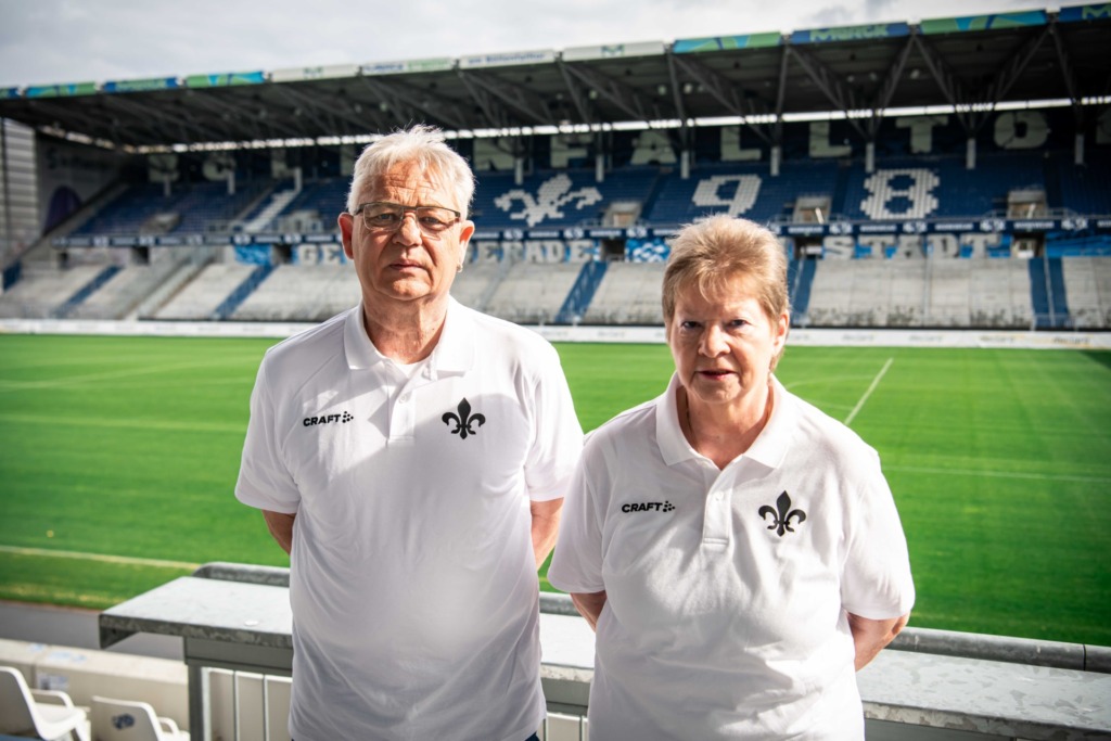 Die Behindertenbeauftragten des SV Darmstadt 98: Tomas und Marina Vollmar