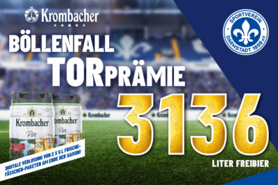 Krombacher Böllenfalltor GOAL bonus