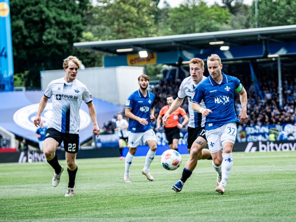 Fabian Holland im Laufduell.