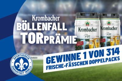 Digitale Verlosung der Krombacher BöllenfallTORprämie
