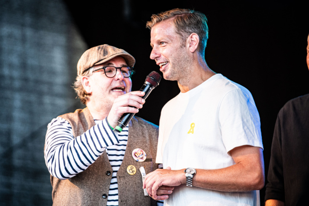 Florian Kohfeldt auf dem Heinerfest