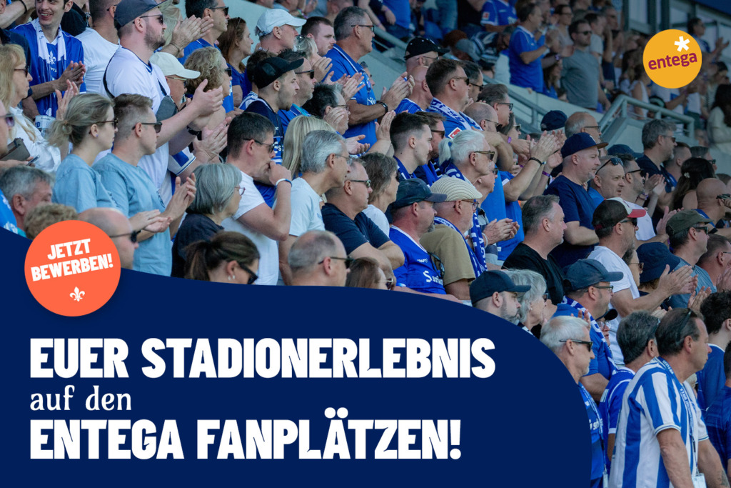 Euer Stadionplatz auf den ENTEGA Fanplätzen. Jetzt mitmachen!